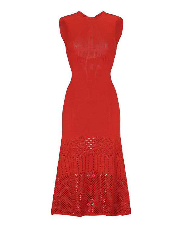 escvdo NEM MIDI DRESS | TANGERINE | PRE ORDER