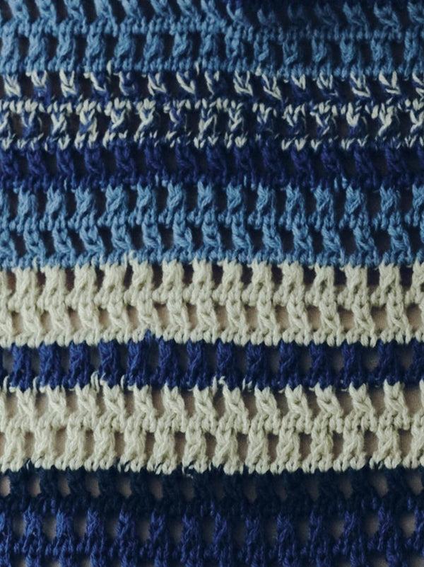 Escvdo NEVADO MINI DRESS | BLUES - PISTACCIO