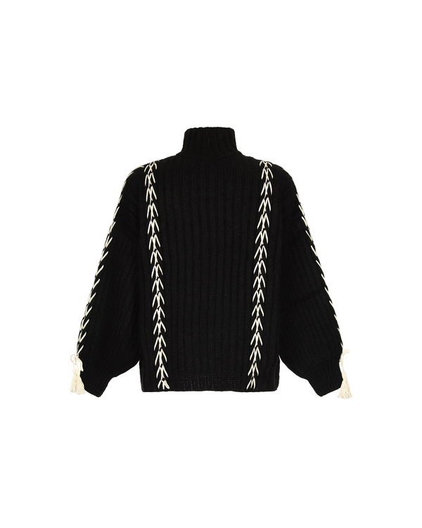 Escvdo NUBE SWEATER | BLACK