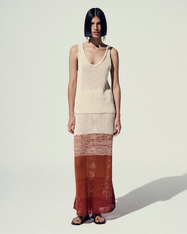 Escvdo OFRENDA TANK TOP | IVORY