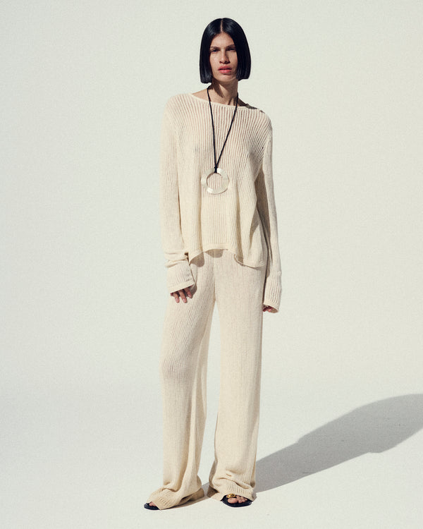 Escvdo ONDA PANTS | IVORY