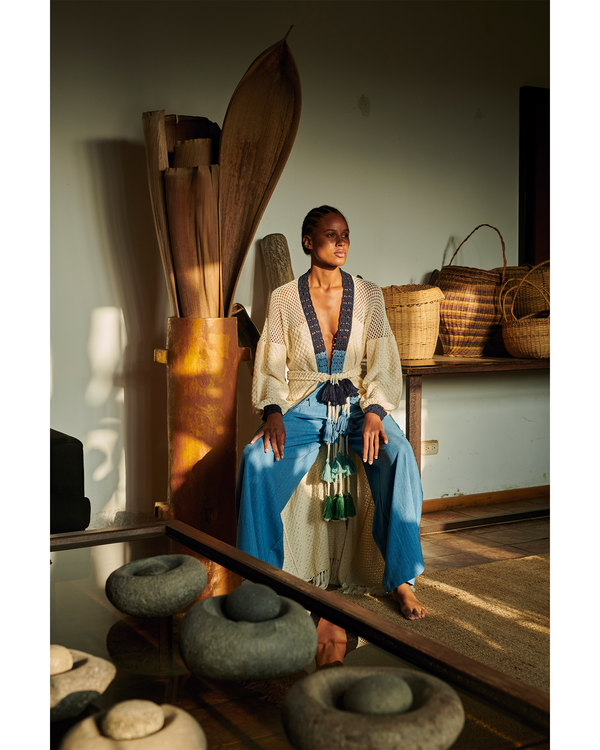 Escvdo ORINOCO KIMONO | IVORY