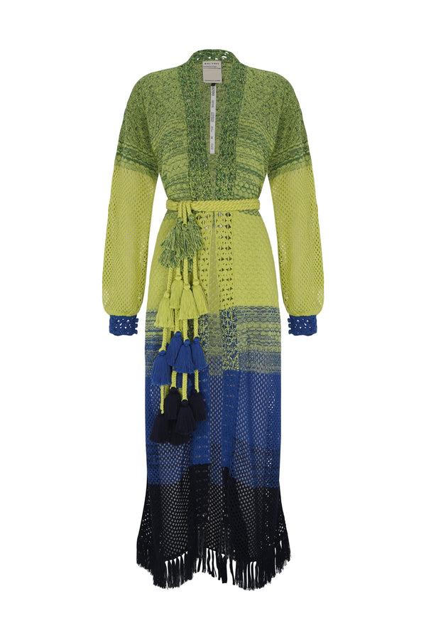 escvdo ORINOCO KIMONO | LIMA GREEN