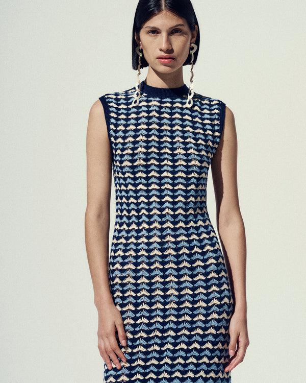 Escvdo PACIFICO MAXI DRESS | BLUES