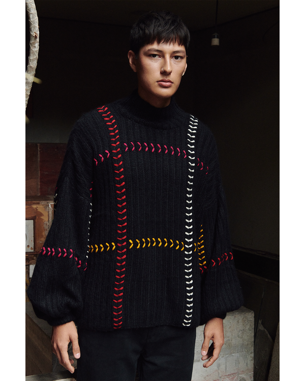 Escvdo PAJARA SWEATER | BLACK