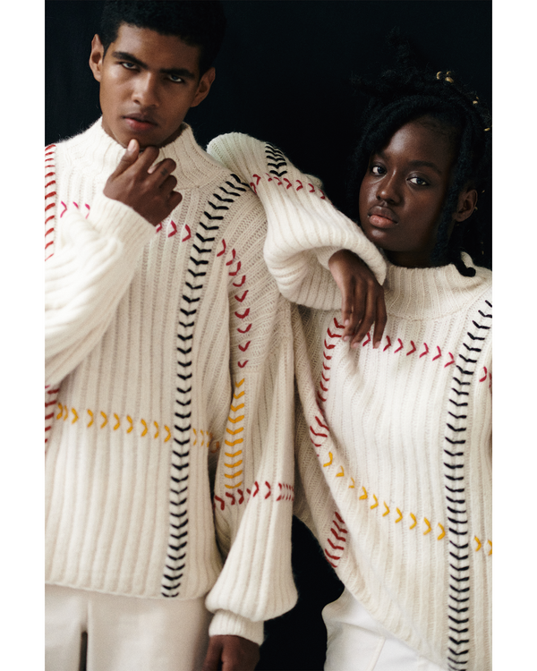 Escvdo PAJARA SWEATER | IVORY