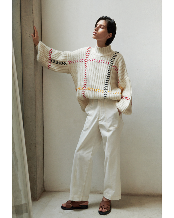 Escvdo PAJARA SWEATER | IVORY