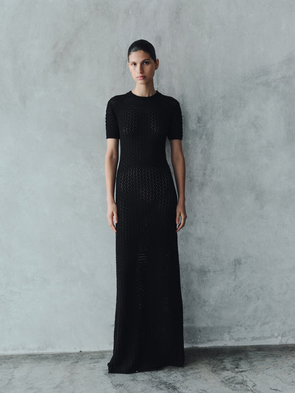 Escvdo PALLAY MAXI DRESS | BLACK