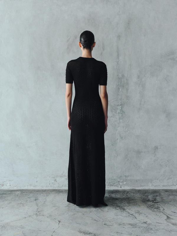Escvdo PALLAY MAXI DRESS | BLACK