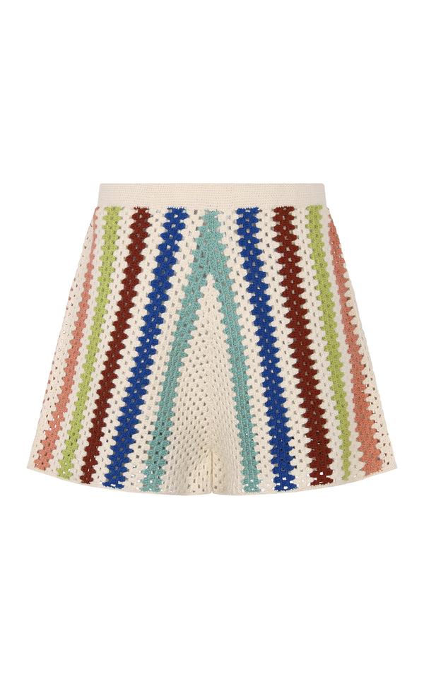 escvdo PLAZA CROCHET SHORTS
