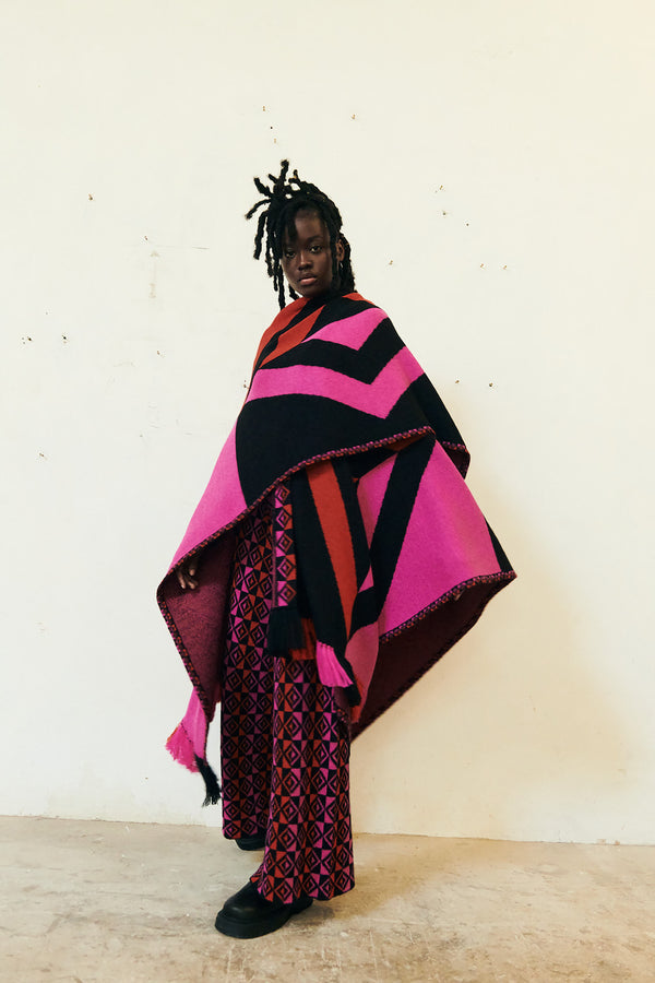 Escvdo QERO PANTS | FUCHSIA