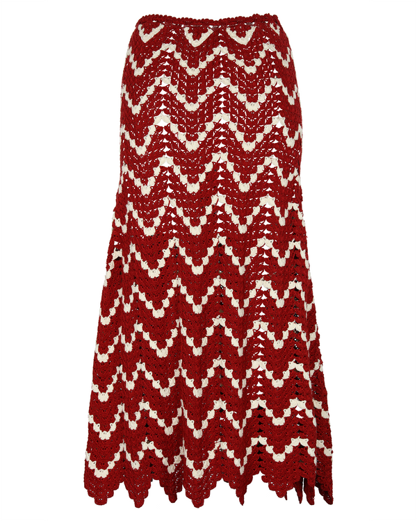 Escvdo SAFI SKIRT | BURGUNDY