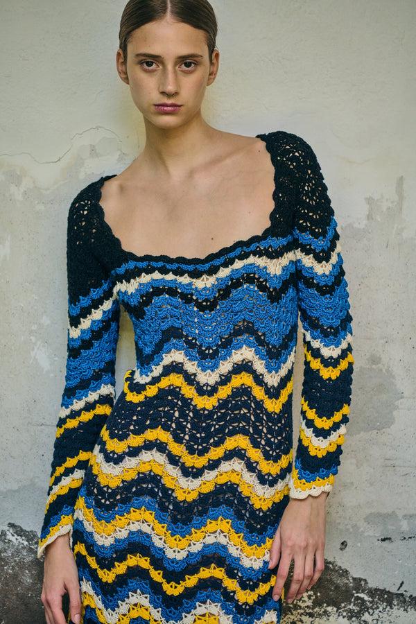 Escvdo SUMAC MAXI DRESS | BLUES