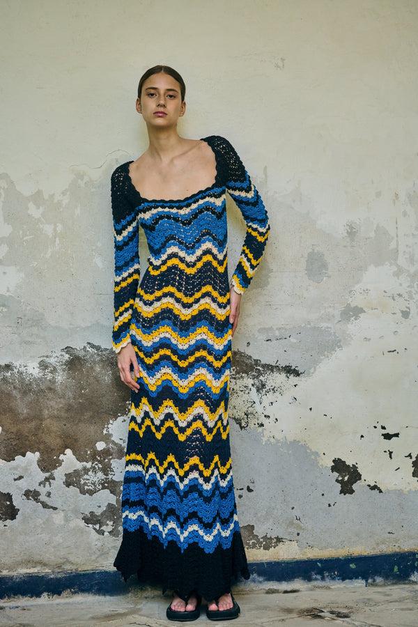 Escvdo SUMAC MAXI DRESS | BLUES