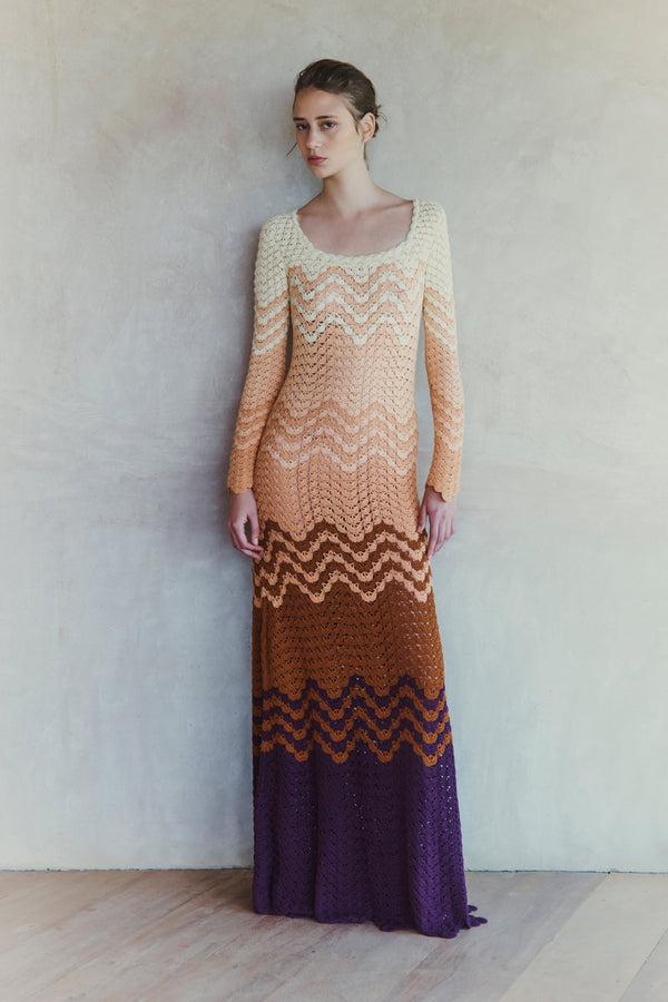 Escvdo SUMAC MAXI DRESS | PEACH NECTAR | PRE ORDER