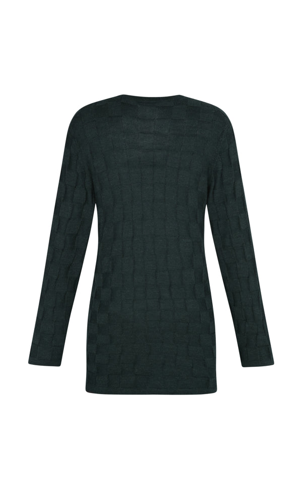 Escvdo TAKI LIGHT KNIT CARDIGAN | GREEN