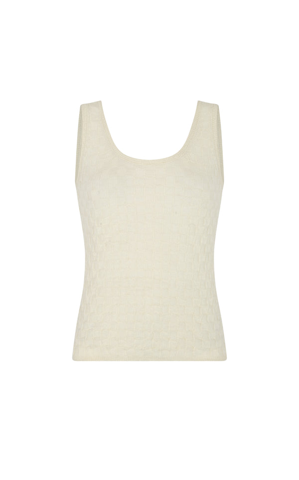 escvdo TAKI TANK TOP | IVORY
