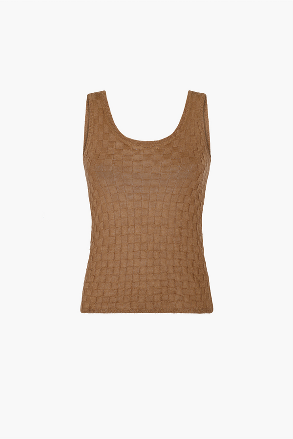 Escvdo TAKI TANK TOP | SAND