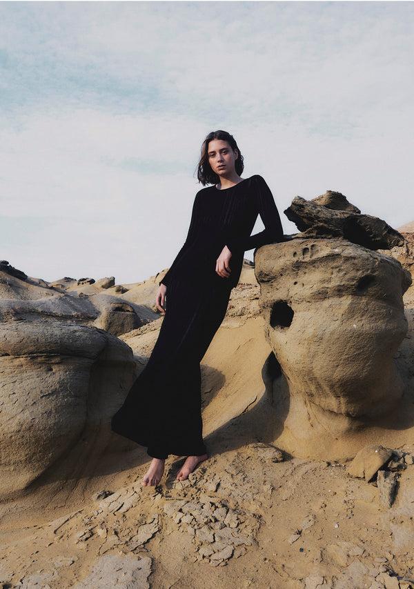 Escvdo TUMBES LONG SLEEVE SET | BLACK