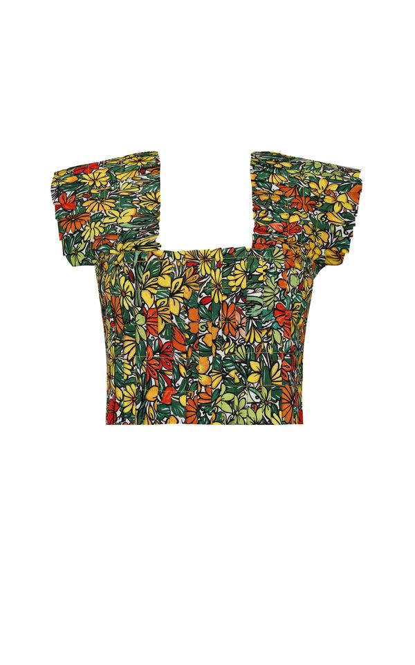 Escvdo VERA TOP | TROPICAL PRINT