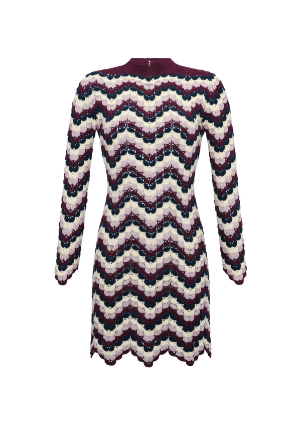 escvdo VICTORIA MINI DRESS | GRAPE BLUE