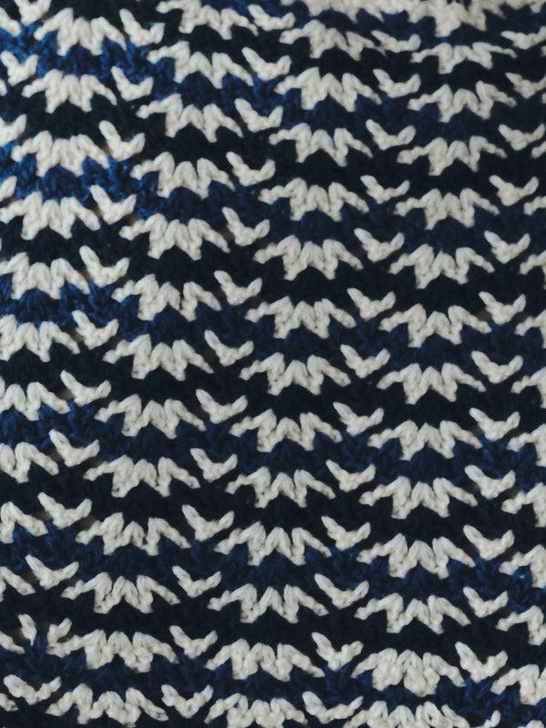 Escvdo WAYRA CROCHET TOP | BLUES - IVORY