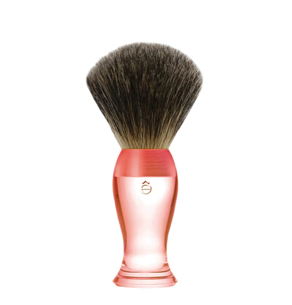 eshave Fine Shaving Brush Peach Pink for her