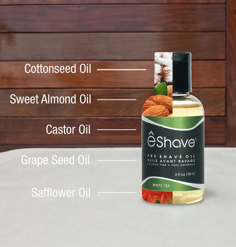 Eshave Pre Shave Oil White Tea 2oz