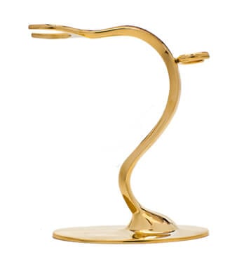 eshave S Shaving Stand Gold Plated