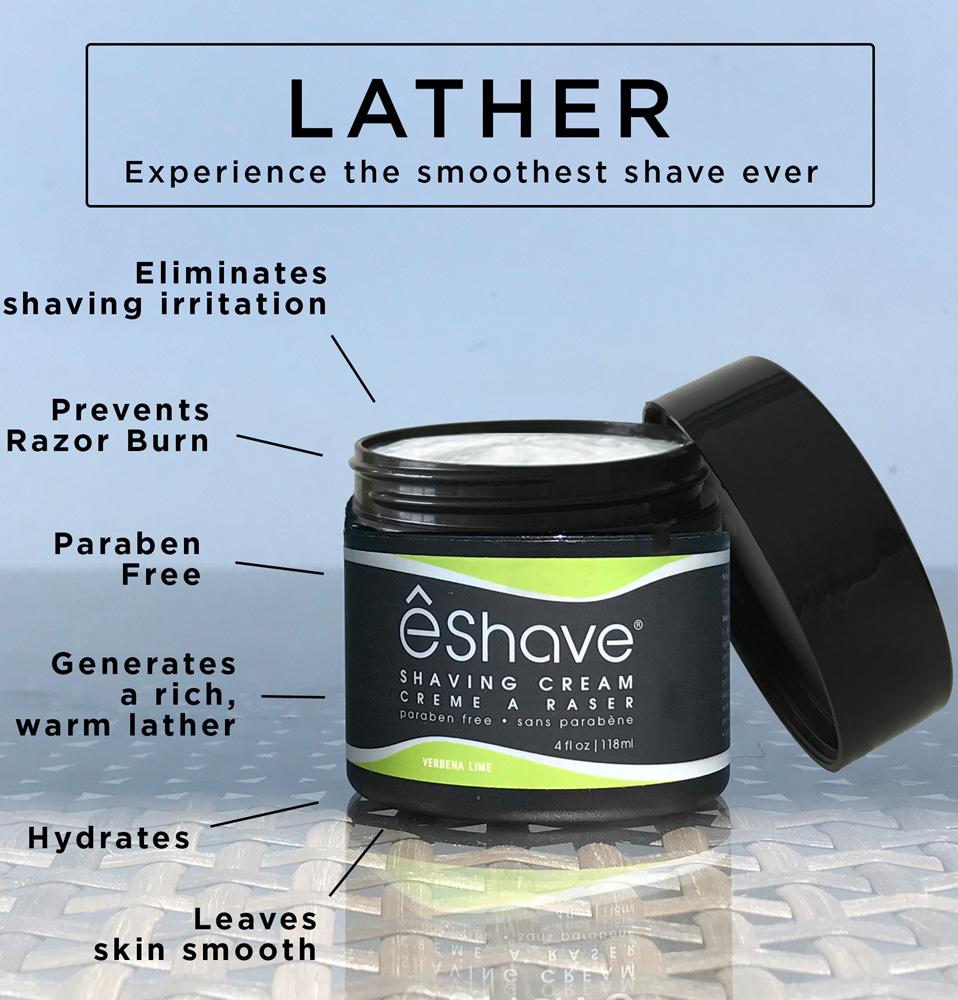 Eshave Shaving Cream White Tea 4oz