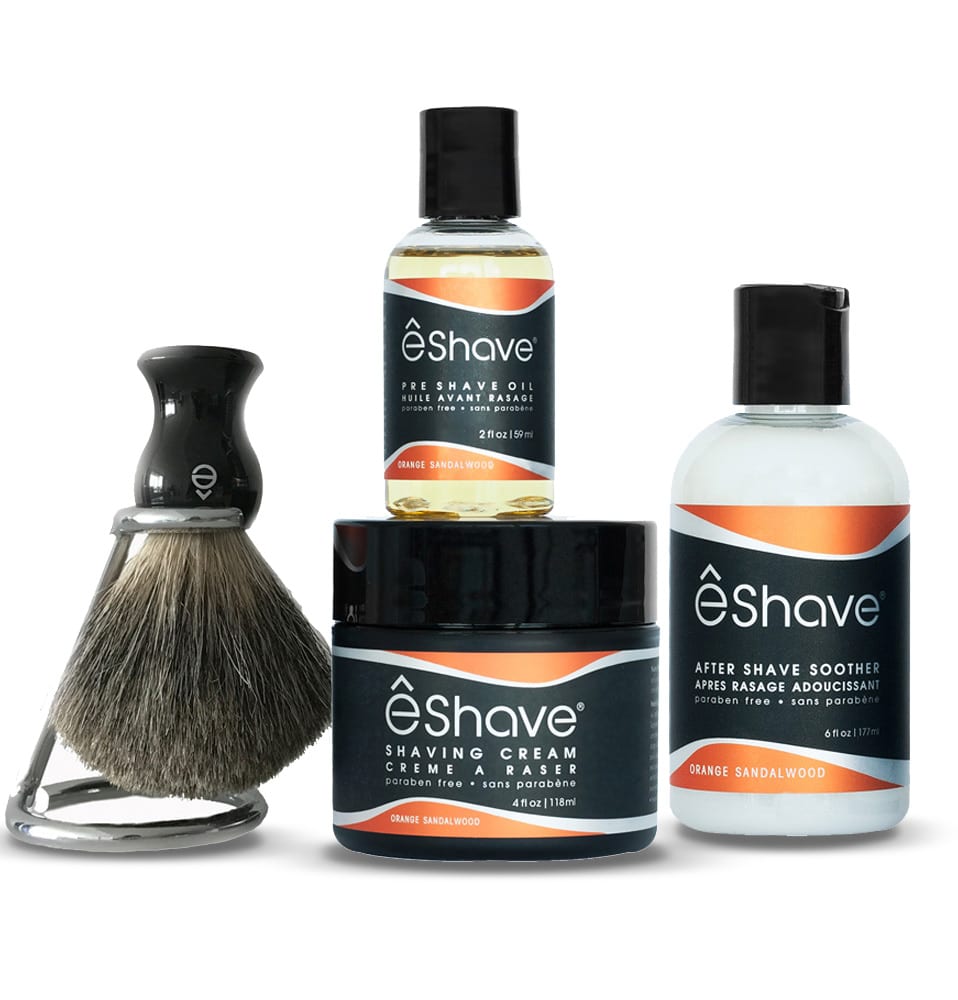eshave Solution Shaving Kit Orange Sandalwood