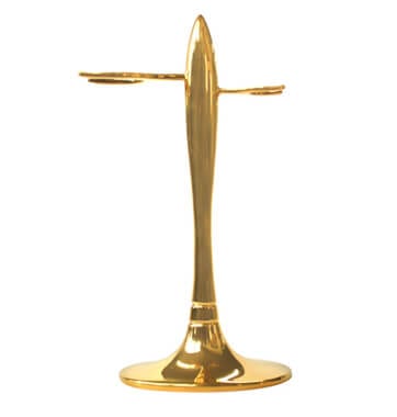 eshave T Shaving Stand Gold Plated