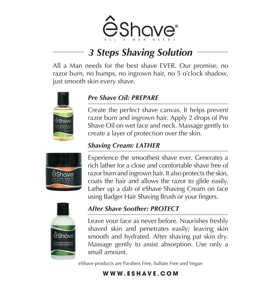 Eshave EShave Travel 0.5 Oz Shave Complete Collection