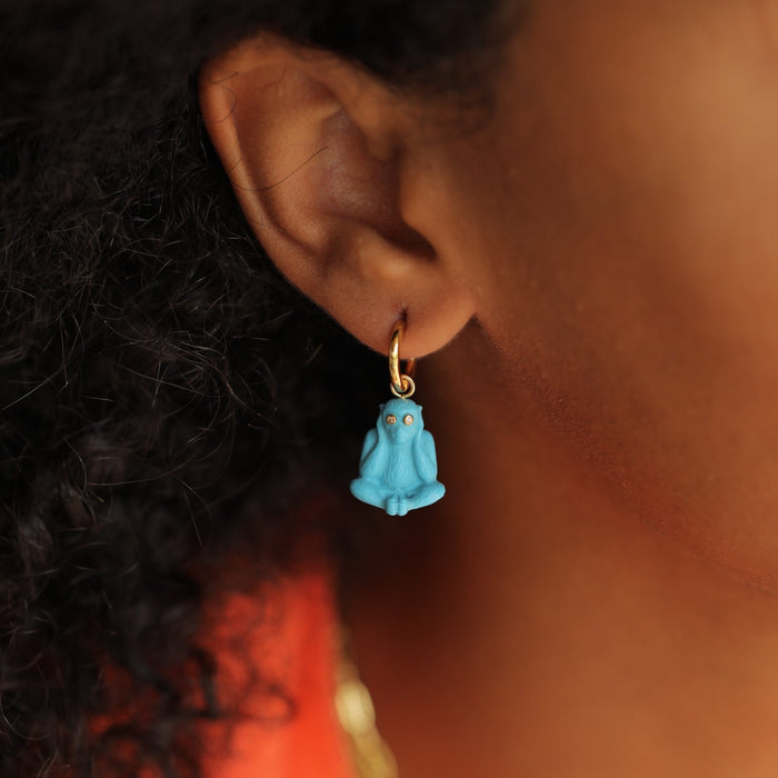 Eshvi 'Can't Hear' Monkey Earring