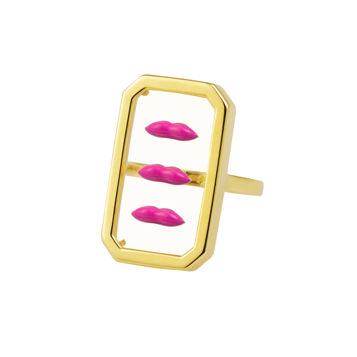 eshvi Clear lips ring