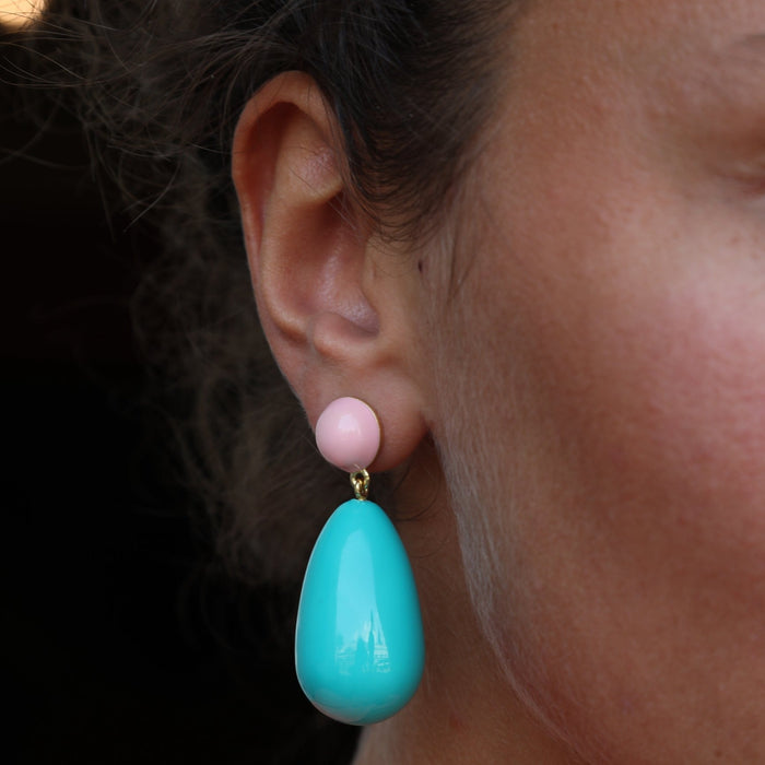 Eshvi Colorful Drop Earrings