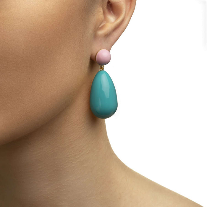 Eshvi Colorful Drop Earrings