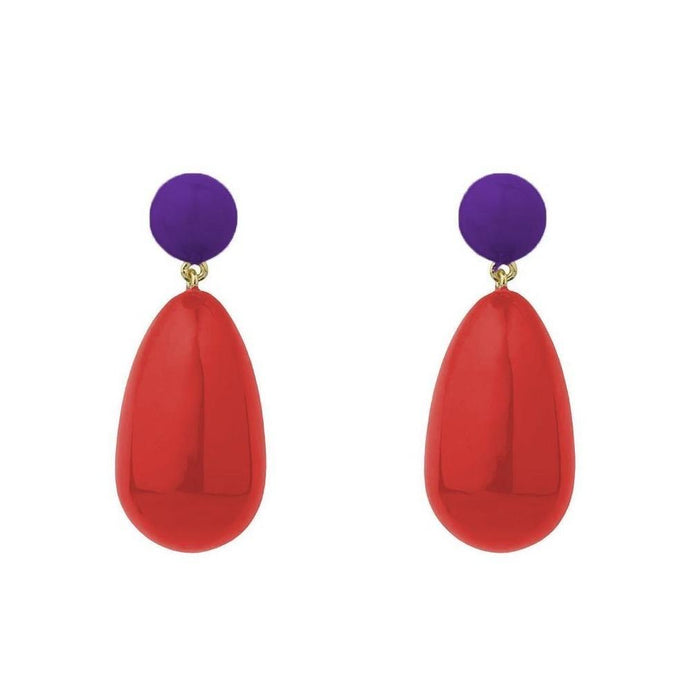 eshvi Colorful Drop Earrings
