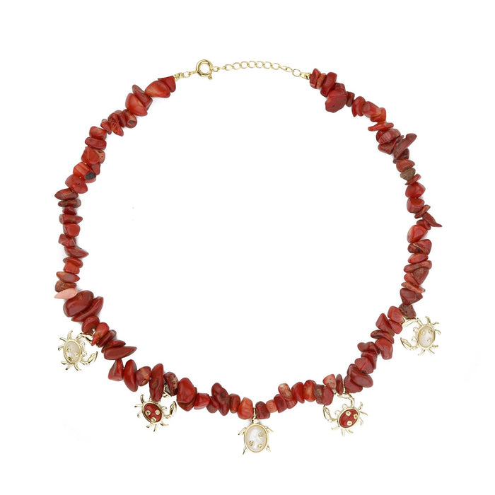 eshvi Coral Sea Animal Necklace