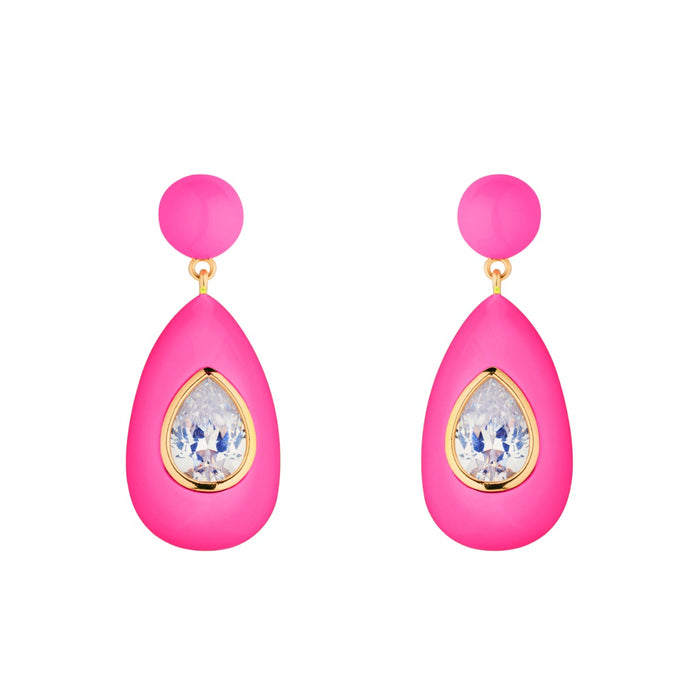 eshvi Crystal Drop Earrings