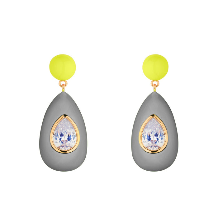 eshvi Crystal Drop Earrings