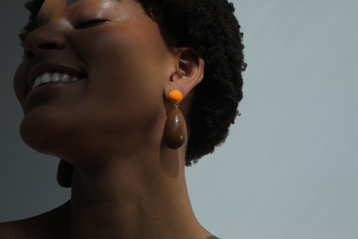 eshvi Large Drop Earrings