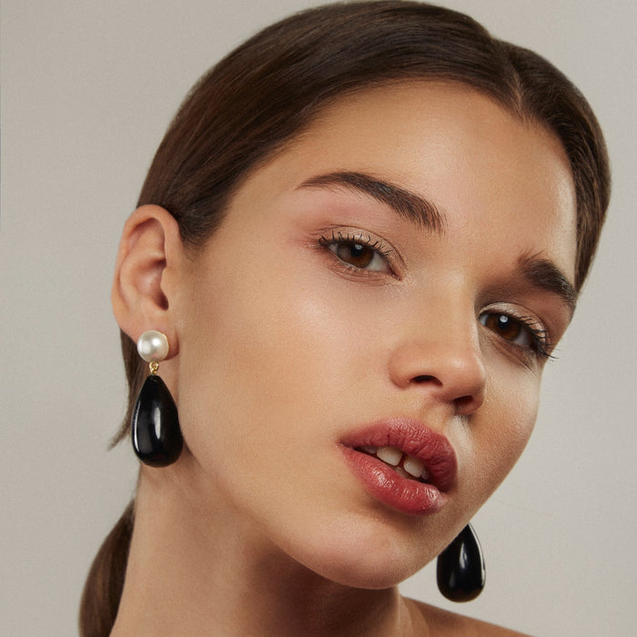 Eshvi Large Drop Earrings