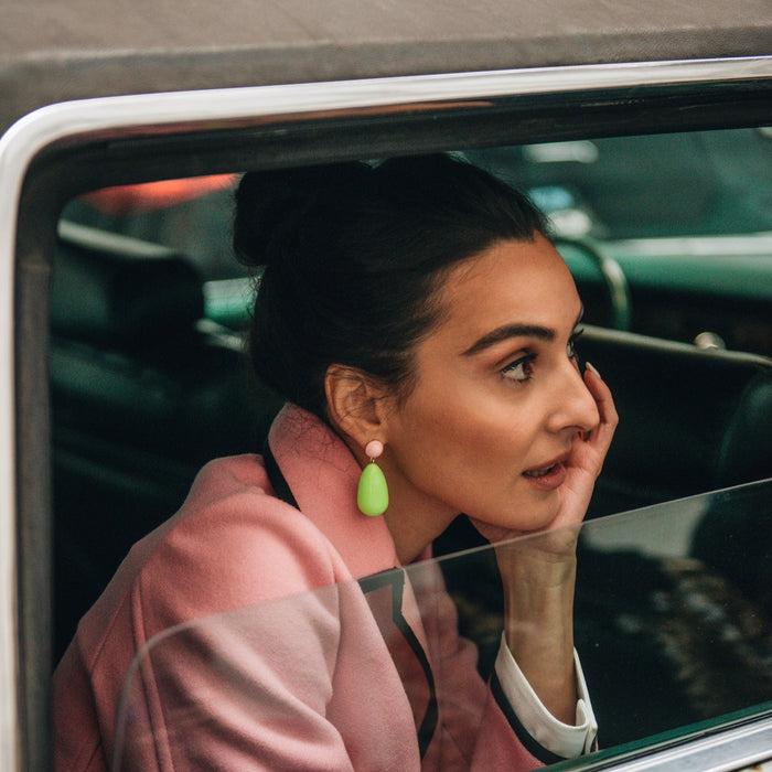 Eshvi Large Drop Earrings