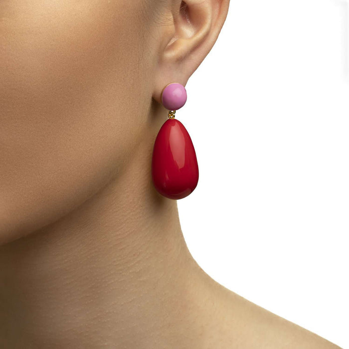 Eshvi Large Drop Earrings