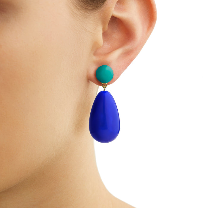 Eshvi Large Drop Earrings