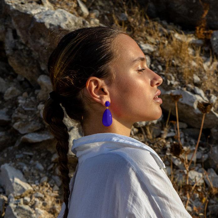 Eshvi Large Drop Earrings