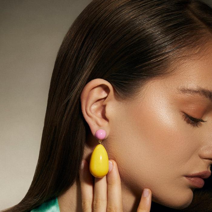 Eshvi Large Drop Earrings