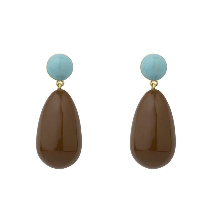 eshvi Large Drop Earrings