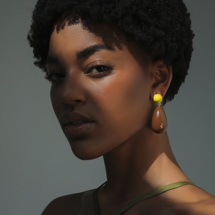 Eshvi Large Drop Earrings